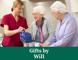 Women talking to a nurse. Gifts by Will Rollover